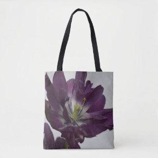 Paarse Fluwelen Tulpengloed – Elegante Bloemenkuns Draagtas