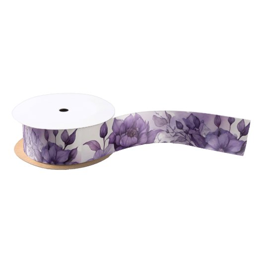 Paarse Foliage Floral Arch Pagan Handfasting Lint (Spoel)