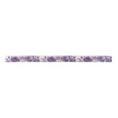 Paarse Foliage Floral Arch Pagan Handfasting Lint (Voorkant)