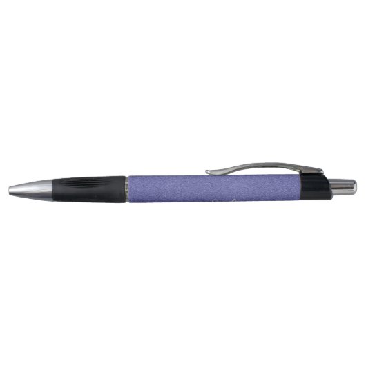 Paarse Folie monogram modern script Pen (Bovenkant)
