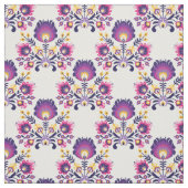 Paarse folklore-samenstelling 2 stof (Swatch)