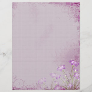 Paarse Foral Letterhead