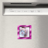 Paarse Foto Lijst Magnet Magneet (Insitu (Vaatwasser))