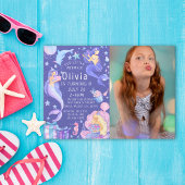 Paarse foto Onze kleine zeemeermin Alle leeftijden Kaart