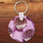 Paarse Foxglove Sleutelhanger (Voorkant)