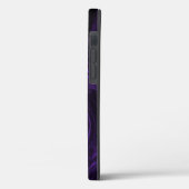 Paarse fractal Case-Mate iPhone case (Achterkant / Links)