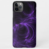 Paarse fractal iPhone hoesje (Achterkant)