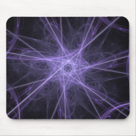 Paarse Fractal Mousepad Muismat