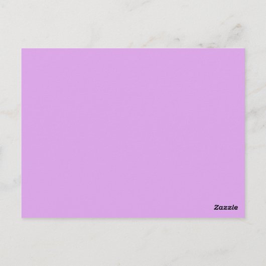 paarse fractale briefkaart (Achterkant)