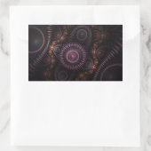 paarse fractale stickers (Tas)
