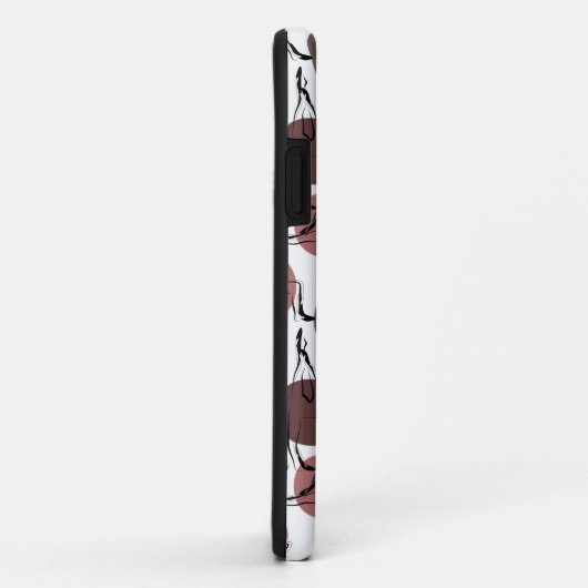 Paarse franjeaap Yoga seamless pattern 22 Case-Mate iPhone Case (Achterkant/rechts)