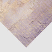 paarse Franse rozen gouden folie barok Tissuepapier (Detail)