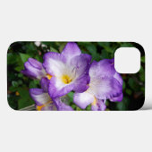 Paarse Freesia Flowers Case-Mate iPhone Case (Achterkant (horizontaal))
