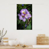 Paarse Freesia Flowers Poster (Keuken)