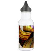 Paarse Fritillary flower original art waterverf Waterfles (Links)