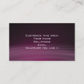 Paarse Froggy Personal of Visitekaartjes (Achterkant)