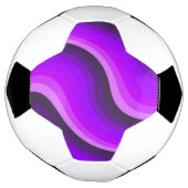 Paarse Funky Voetbal (Gedraaid)