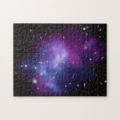 Paarse Galaxy Celestial Space Foto Legpuzzel (Horizontaal)