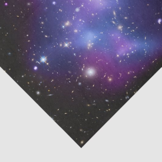 Paarse Galaxy Cluster Celestial Tissuepapier (Detail)