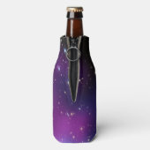 Paarse Galaxy-cluster Flesjeskoeler (Fles Achterkant)