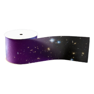 Paarse Galaxy-cluster Grosgrain Lint