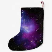 Paarse Galaxy-cluster Kleine Kerstsok (Achterkant)