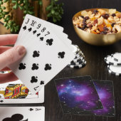 Paarse Galaxy-cluster Speelkaarten (Insitu)