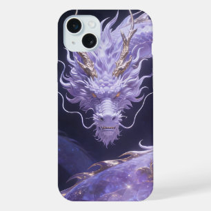 Paarse Galaxy Draak   Mystieke Kosmische Draak Fan iPhone 15 Plus Case