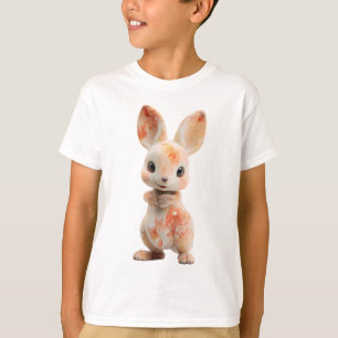 Paarse Galaxy Geklekte Jachtluipaard Welp Kinderen T-shirt