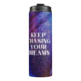 Paarse Galaxy Motiverende Thermische Tumbler Thermosbeker