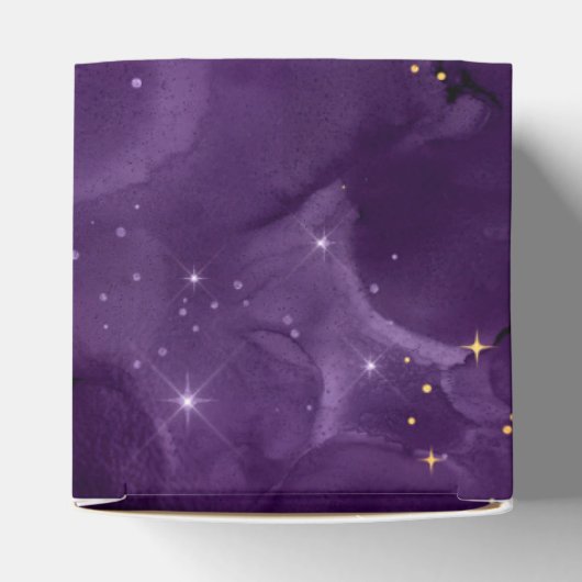 Paarse Galaxy-serie Design 8 Bedankdoosjes (Bovenkant)
