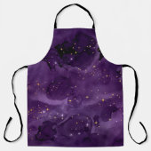 Paarse Galaxy-serie Design 8 Schort (Voorkant)