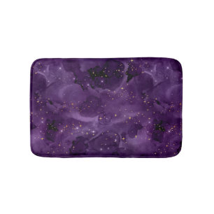 Paarse Galaxy Serie Ontwerp 8 Badmat
