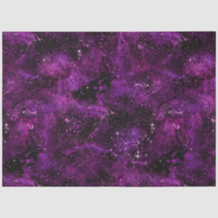 Paarse Galaxy Series Design 6 Tissuepapier