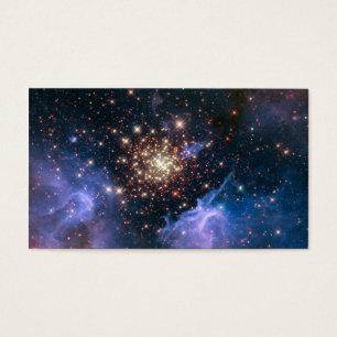 Paarse Galaxy Starry Sky Supernova Astronomie Spac Visitekaartjes