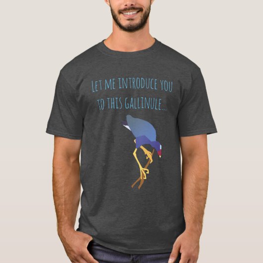 Paarse Gallinule T-shirt (Voorkant)