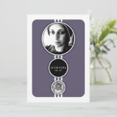 paarse gedenkkaarten programma (Staand voorkant)