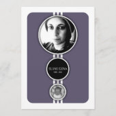 paarse gedenkkaarten programma (Voorkant)