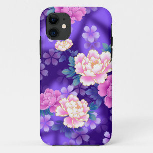 Paarse gedrenkte iPhone Case