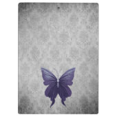 Paarse gejuwelde libel klembord (Achterkant)