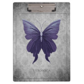 Paarse gejuwelde libel klembord (Voorkant)