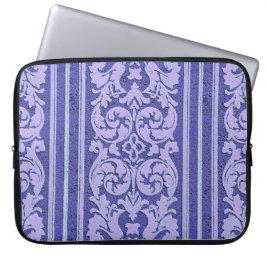 Paarse gekreukelde fluwelen behang foto afbeelding laptop sleeve