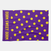 Paarse gele academieplots, school voor ontsteking theedoek (Horizontaal)