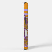 Paarse Gele Bloem Case-Mate iPhone Case (Achterkant / Rechts)