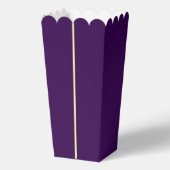 PAARSE GELE Film Night Popcorn Boxes - 10 pack Bedankdoosjes (Achterkant)