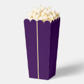 PAARSE GELE Film Night Popcorn Boxes - 10 pack Bedankdoosjes (Popped)