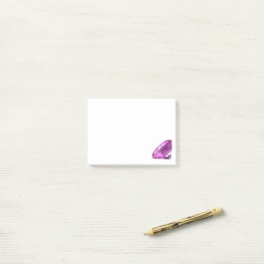 Paarse Gem Post-It notities Post-it® Notes (Op bureau)