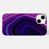 Paarse Geode met Werveling Case-Mate iPhone Case (Achterkant (horizontaal))