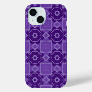 Paarse geometrische abstracte ontwerp hoesje voor