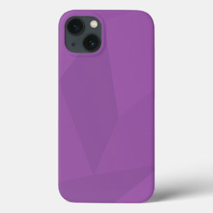 Paarse, geometrische, coole, trendmatige, moderne, iPhone 13 hoesje